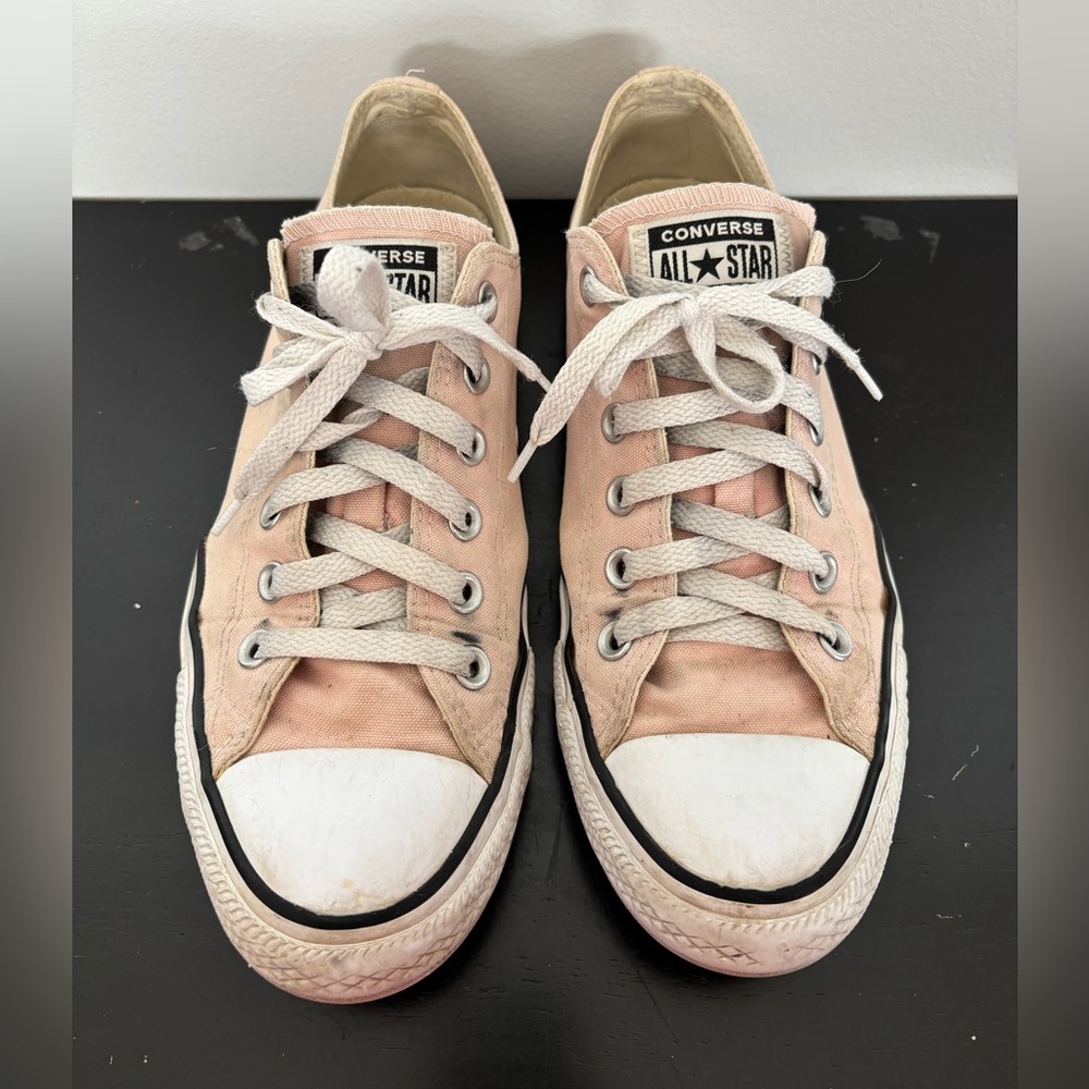 Converse All Star Chuck Taylor Low Top Canvas Shoes Mens 8 Womens 10 Pink FLAWS - Picture 6 of 15